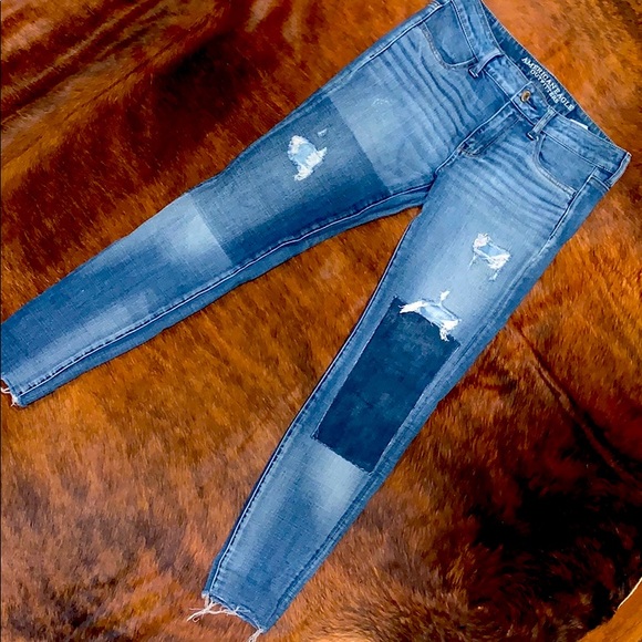 American Eagle Outfitters Distressed Jeggings - Picture 1 of 5